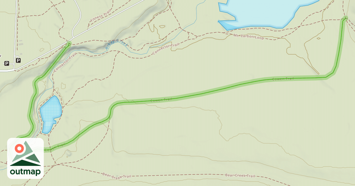 Map of Cowen Trail