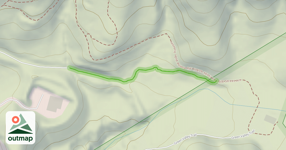 Map of Golden Garvin aka Escape Trail
