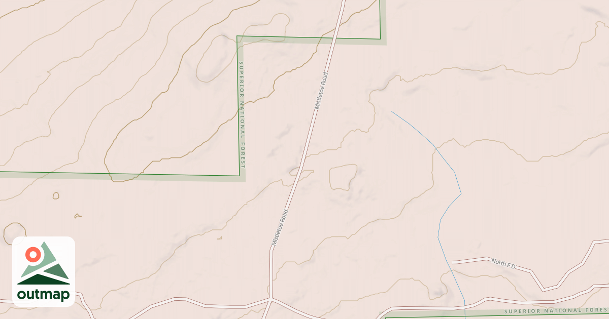 Map of Caribou Hunter Walking Trail