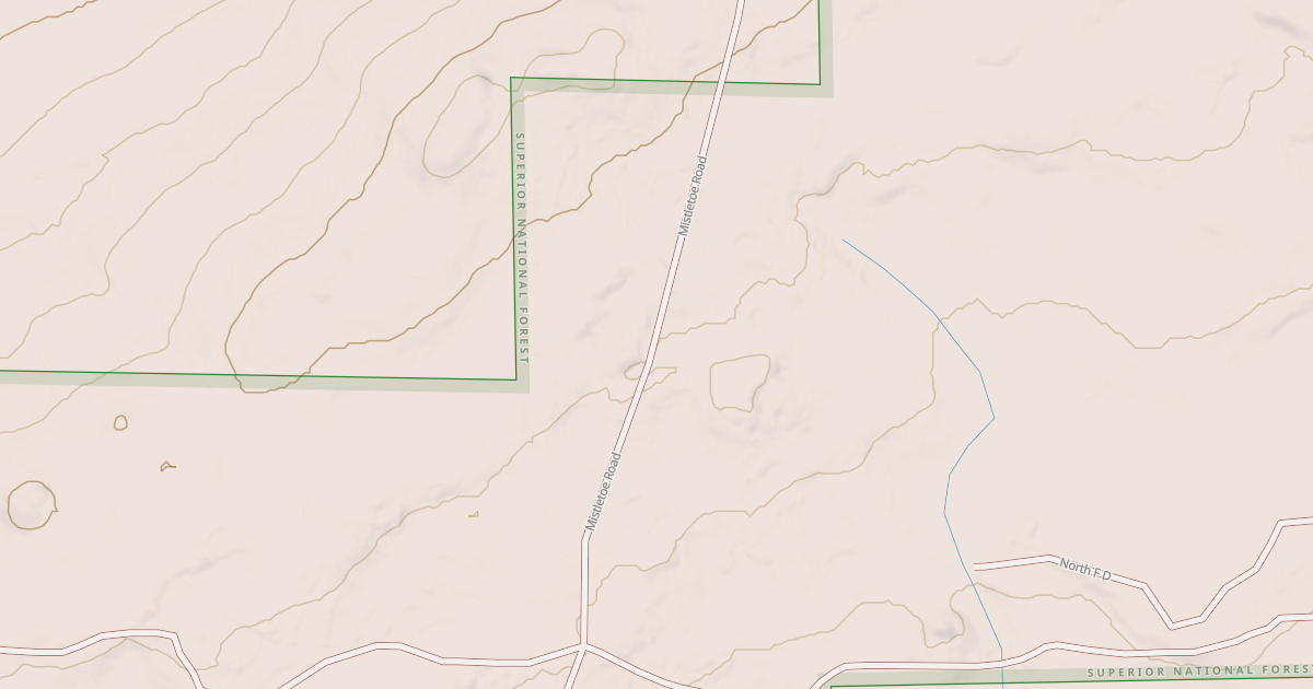 Map preview of Caribou Hunter Walking Trail
