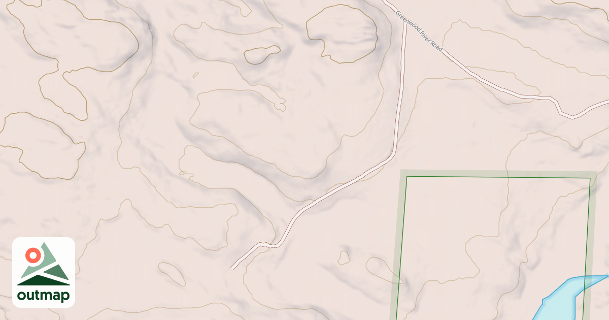 Map of FLUTE REED RIVER SPUR A