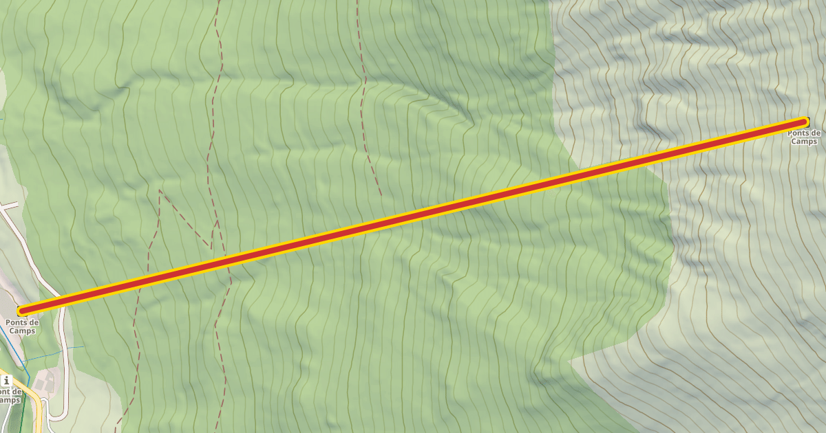 Map preview of Ponts de Camps