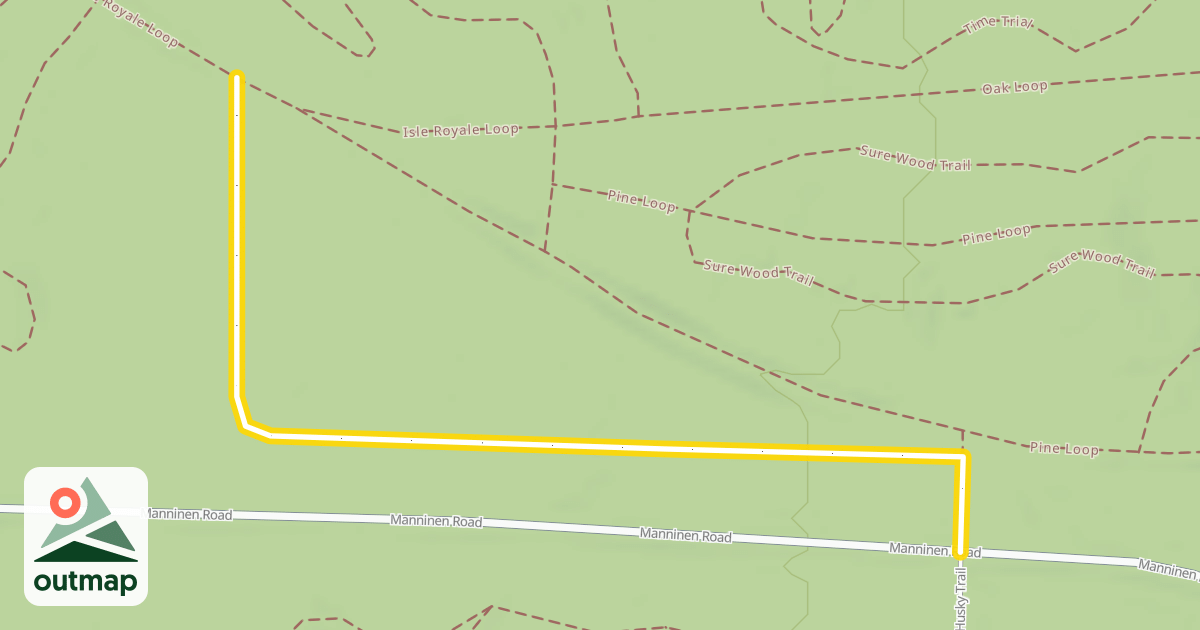 Map of Husky Trail