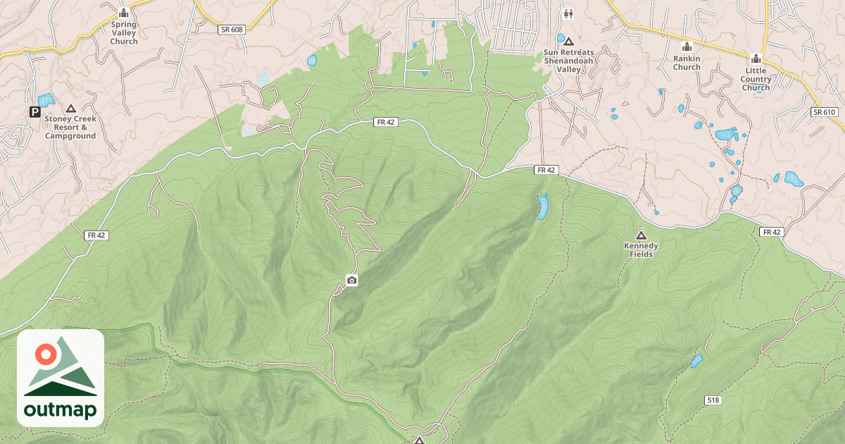 Map of OLD COAL
