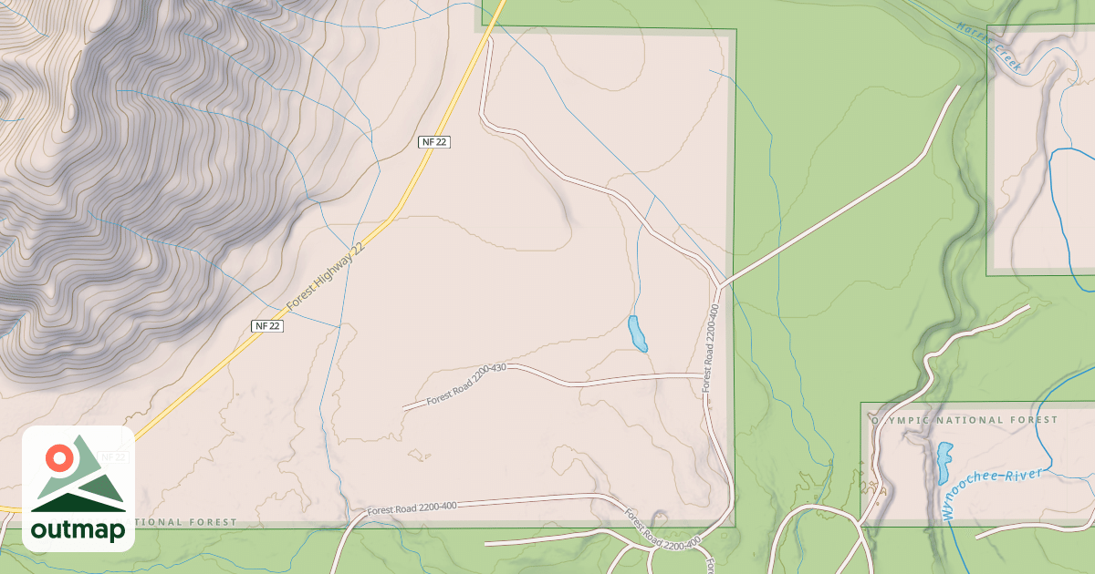 Map of USFS Motor Vehicle Use Map Roads {F454E9CF-44A4-46A7-B627-3F7FEA8647A1}