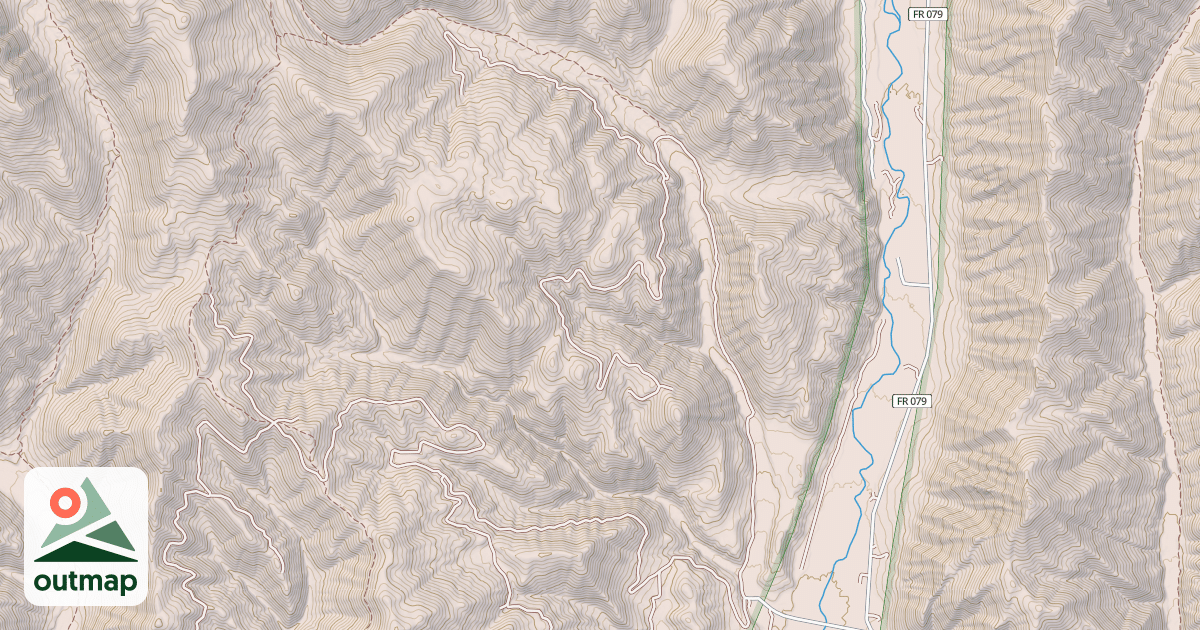 Map of SKUNK CR