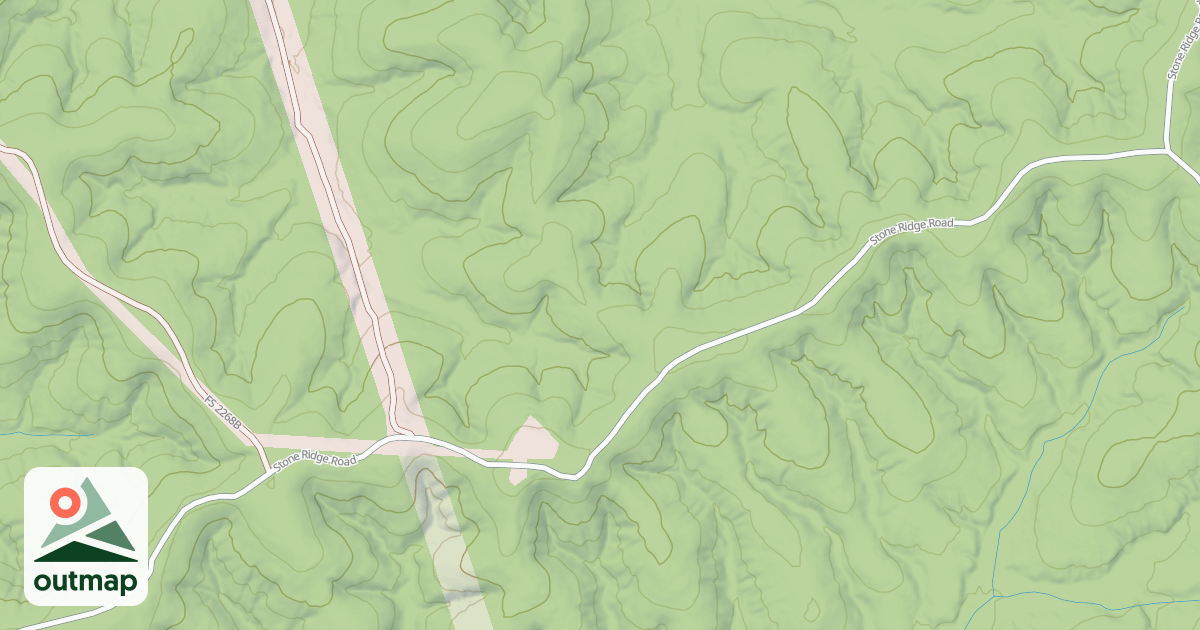 Map of THUNDER VALLEY SPUR B