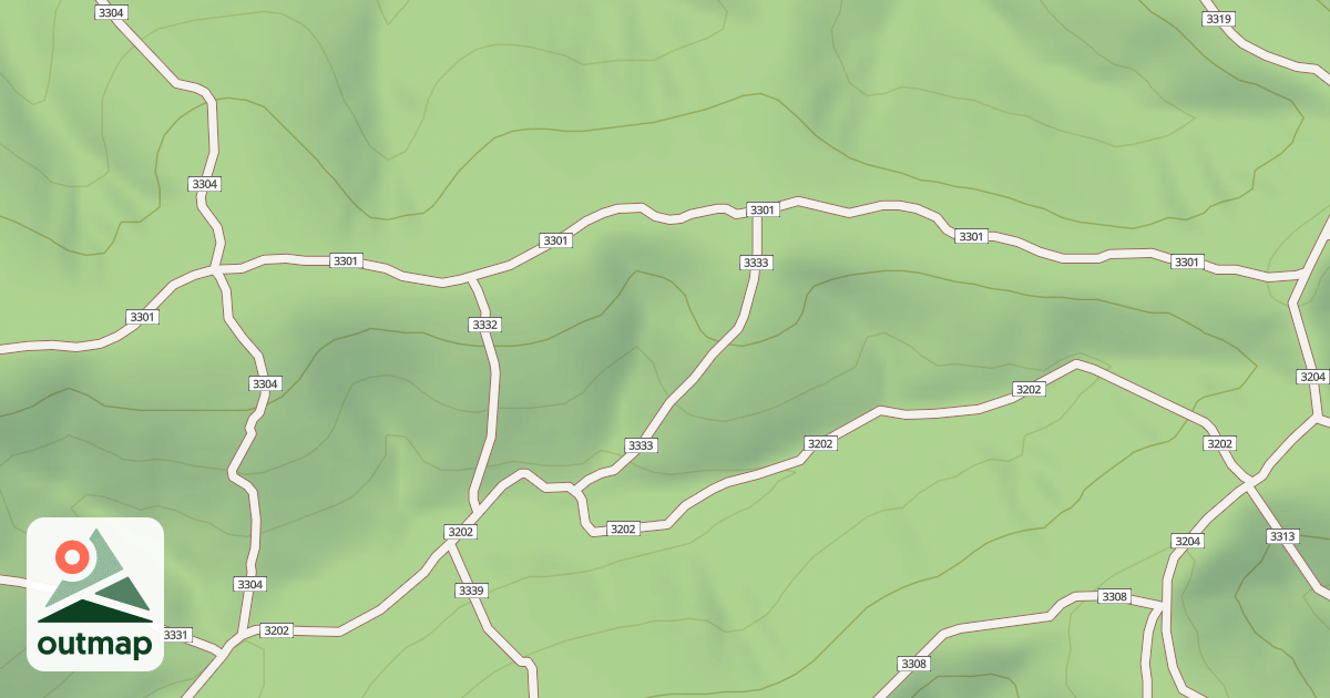 Map of USFS Motor Vehicle Use Map Trails 19092