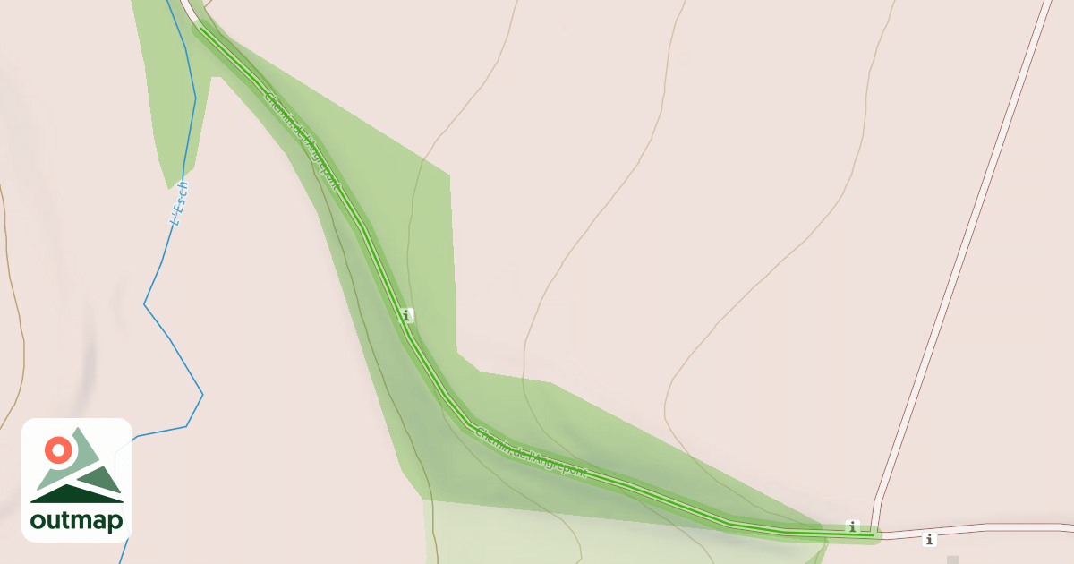 Map of Chemin de l'Angrepont