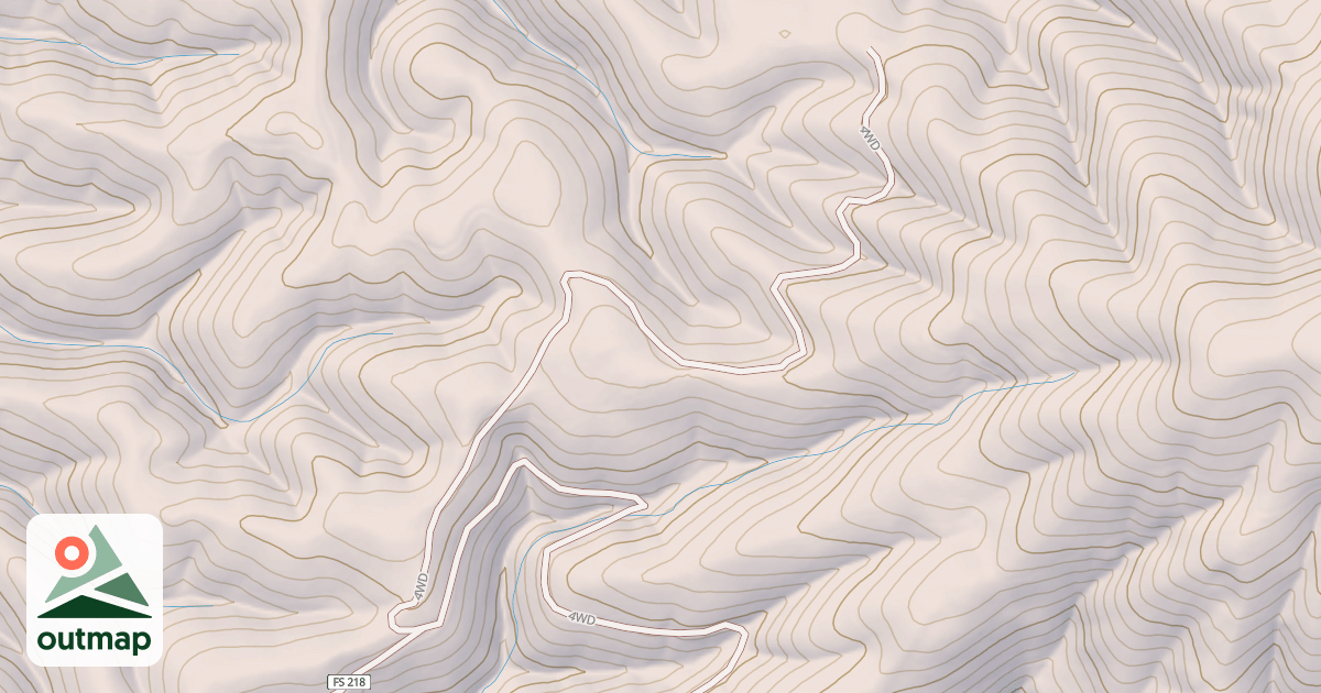 Map of COHORN BR.