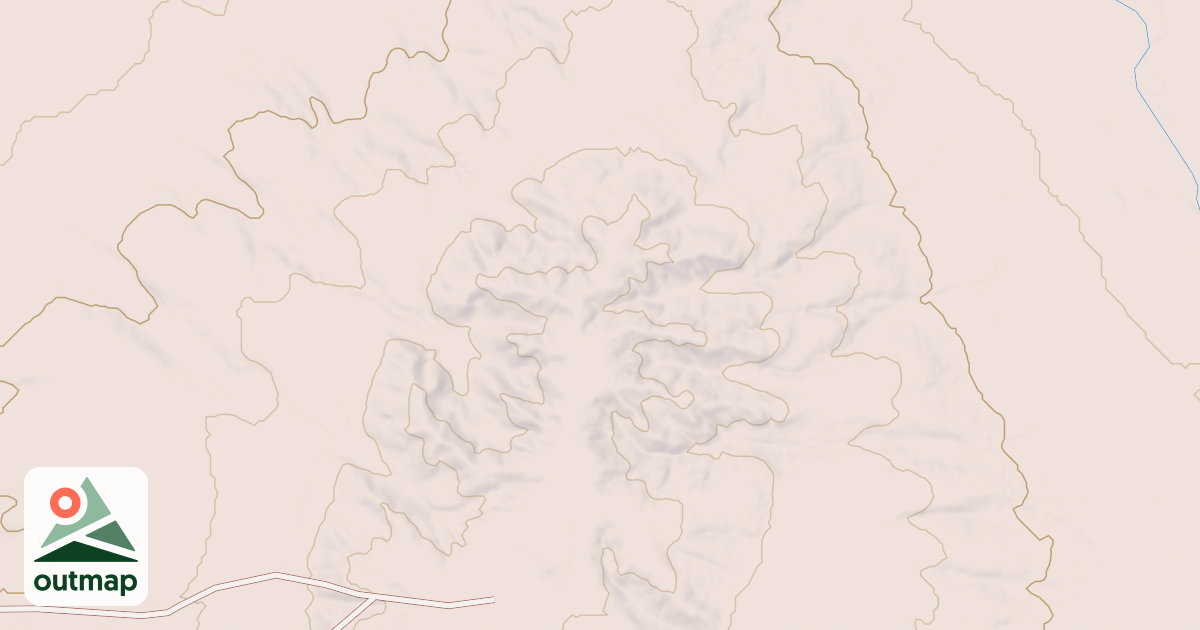 Map of USFS Motor Vehicle Use Map Trails 23447