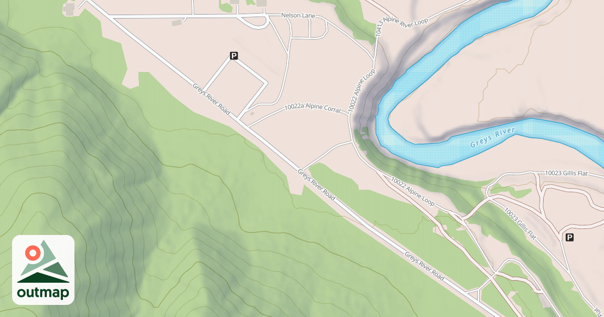 Map of ALPINE LOOP