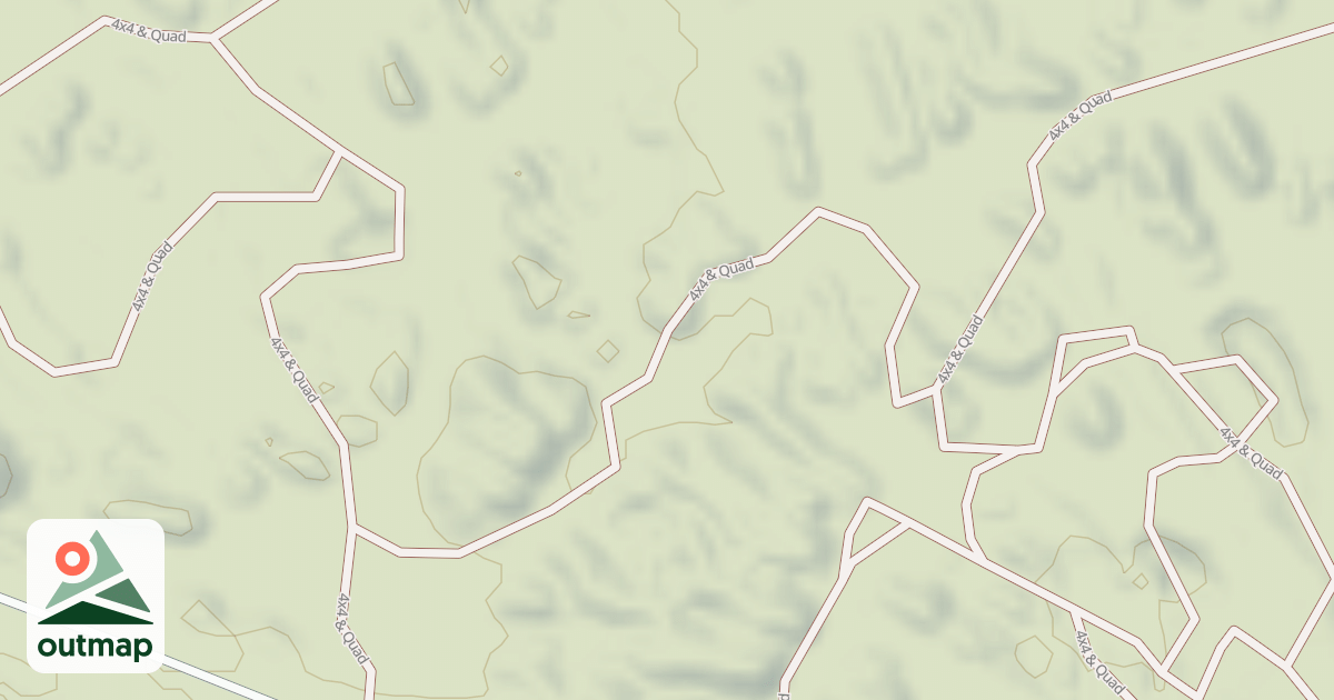 Map of Interlake State Recreation Area Trails