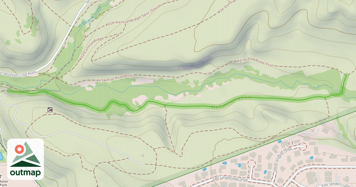 Map of #27 Cottonwood Creek