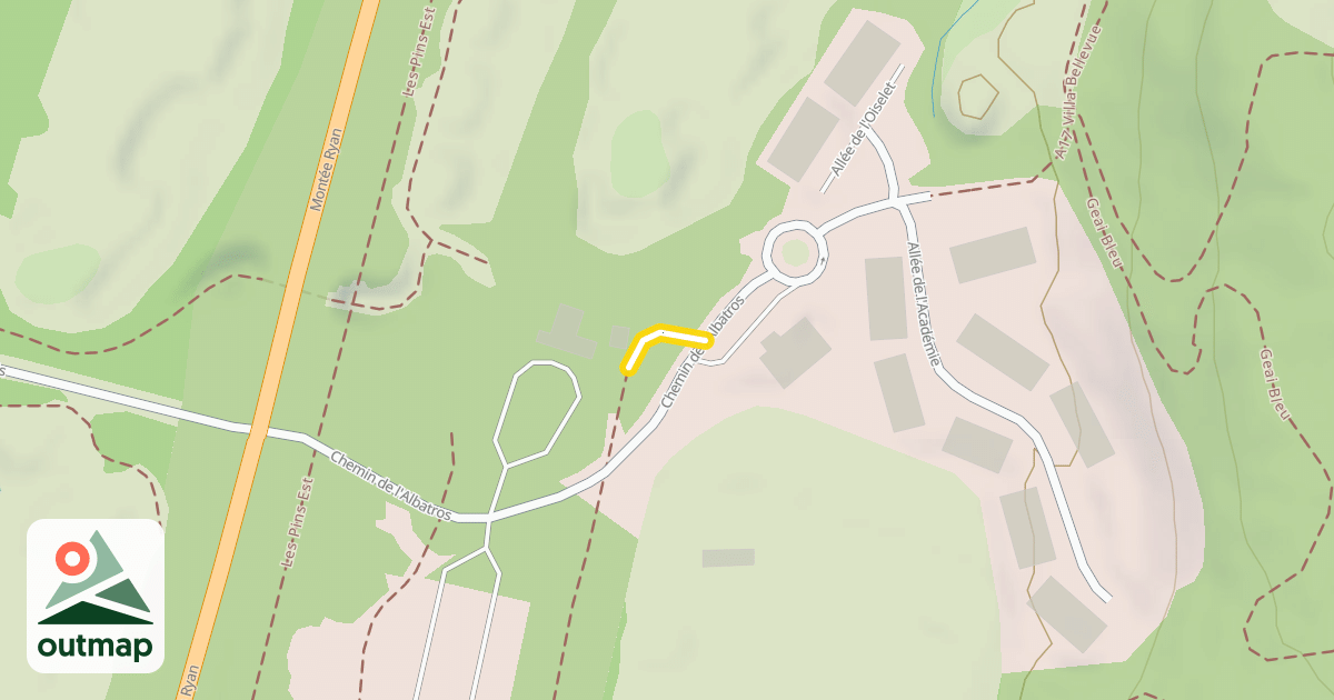 Map of A17 Villa Bellevue