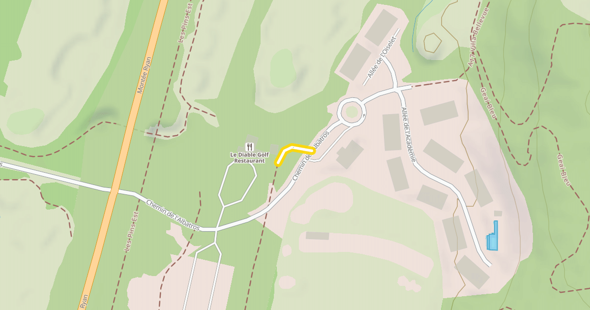 Map preview of A17 Villa Bellevue