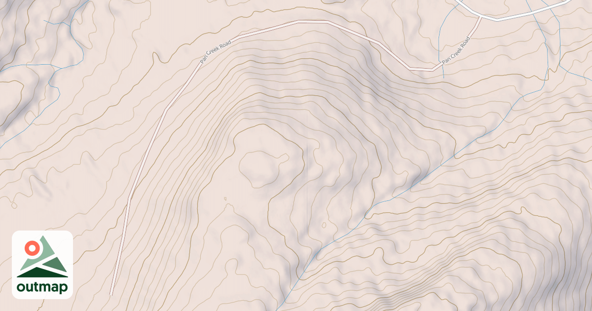 Map of PAN CREEK