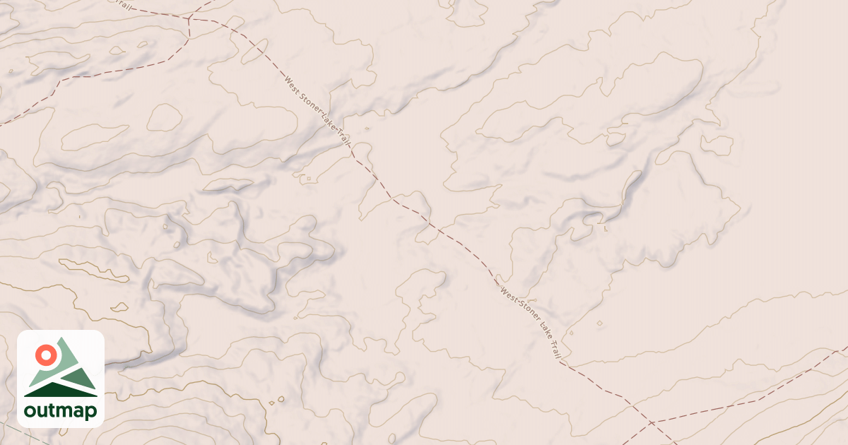 Map of West Stoner Lake  Trail