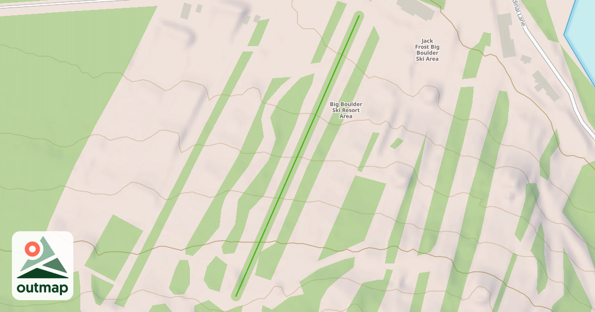 Map of Little Boulder