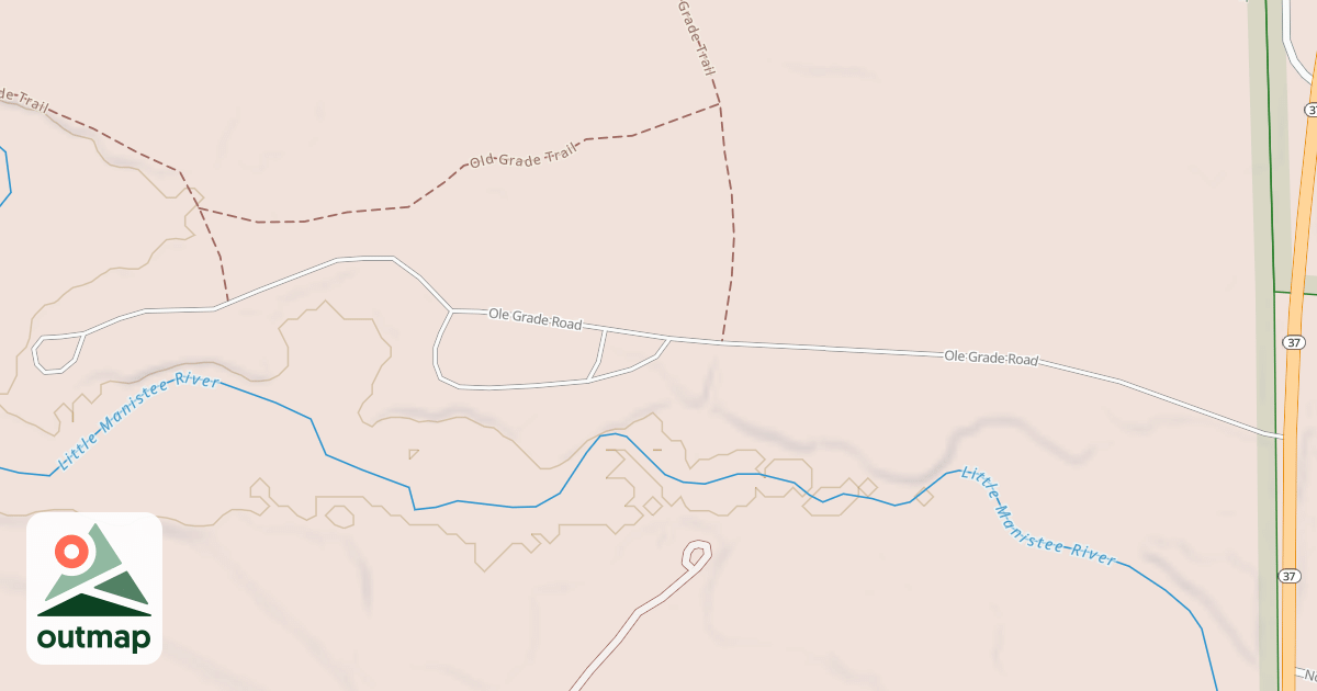 Map of OLD GRADE CAMPGROUND