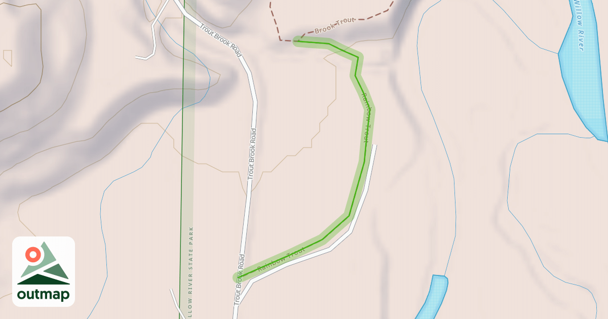 Map of Rainbow Trout