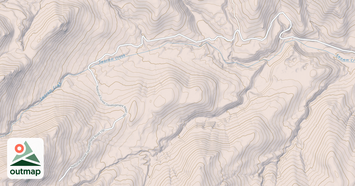 Map of GOOSEBERRY CREEK