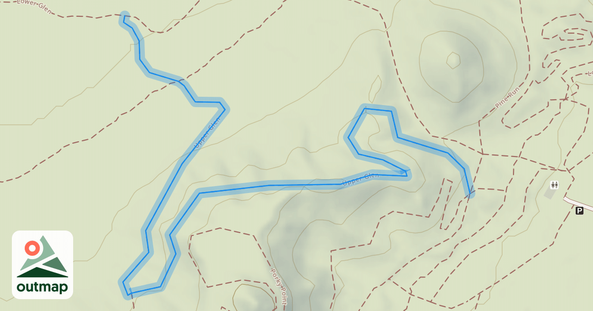 Map of Upper Glen