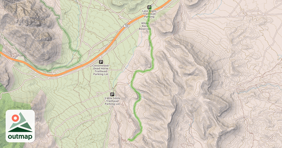 Map of Badger Pass Trail