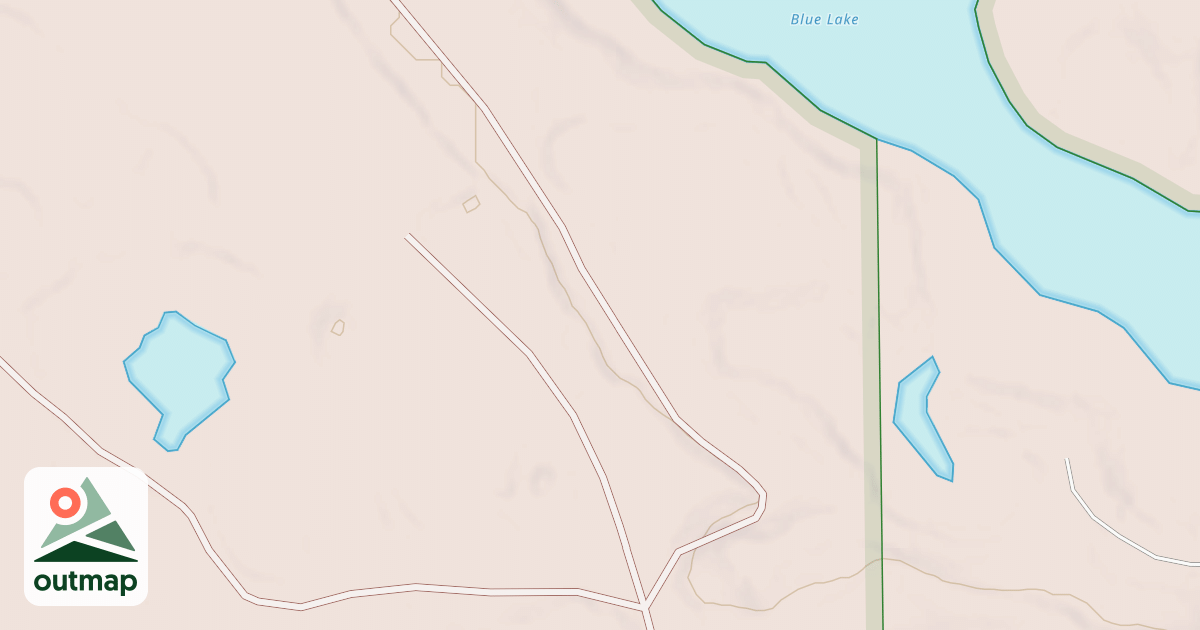 Map of BLUE LAKE SPUR A