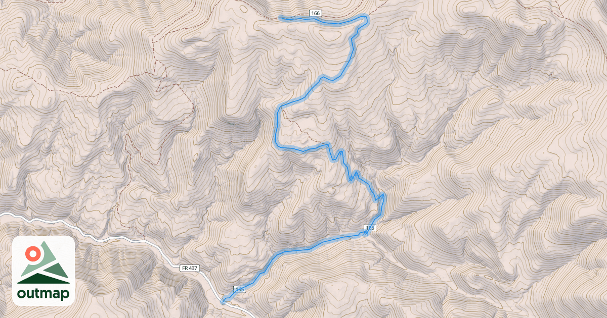 Map of Drake Canyon (165)