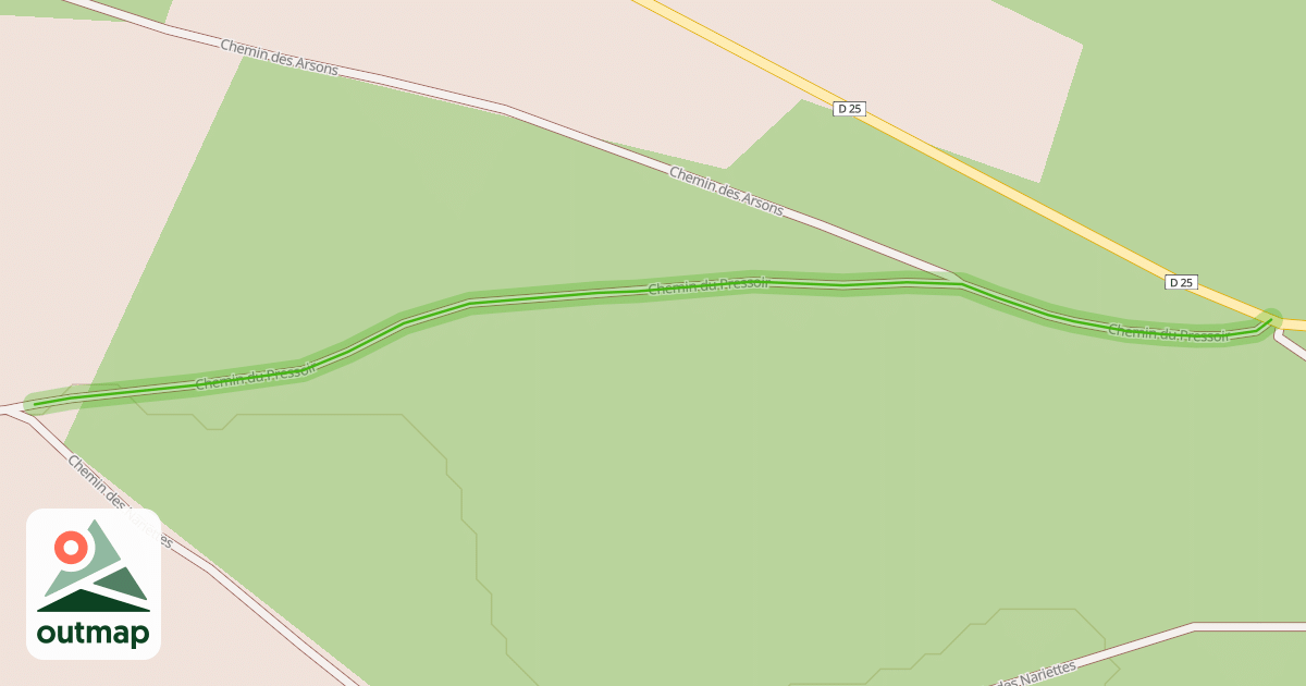 Map of Chemin du Pressoir
