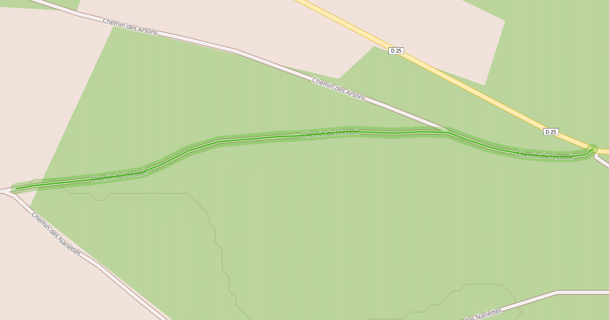 Map preview of Chemin du Pressoir
