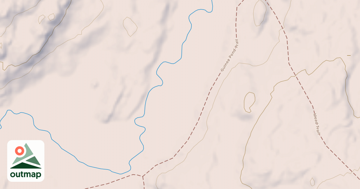 Map of Guinea Pond Trail