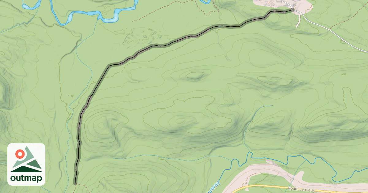 Map of Coin du Banc à Percé