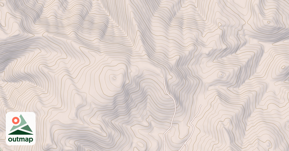 Map of Sulphur Peak