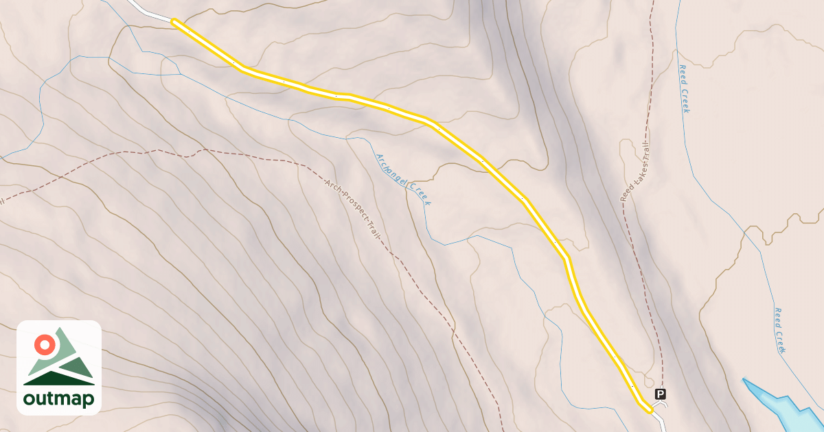 Map of Archangel Road