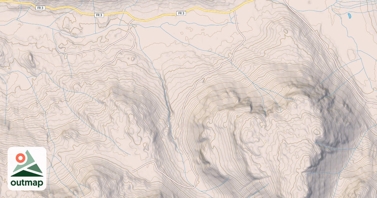 Map of CHARM SPUR