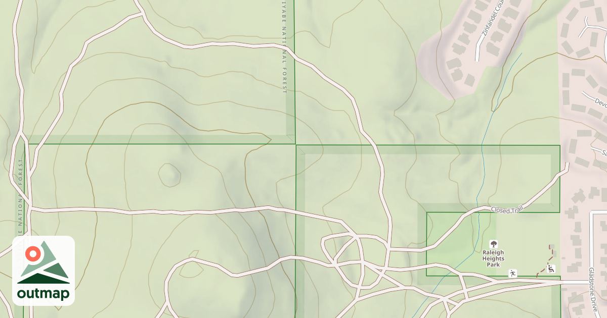 Map of RH TRAIL