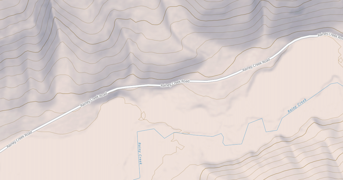 Map preview of Rainey Creek