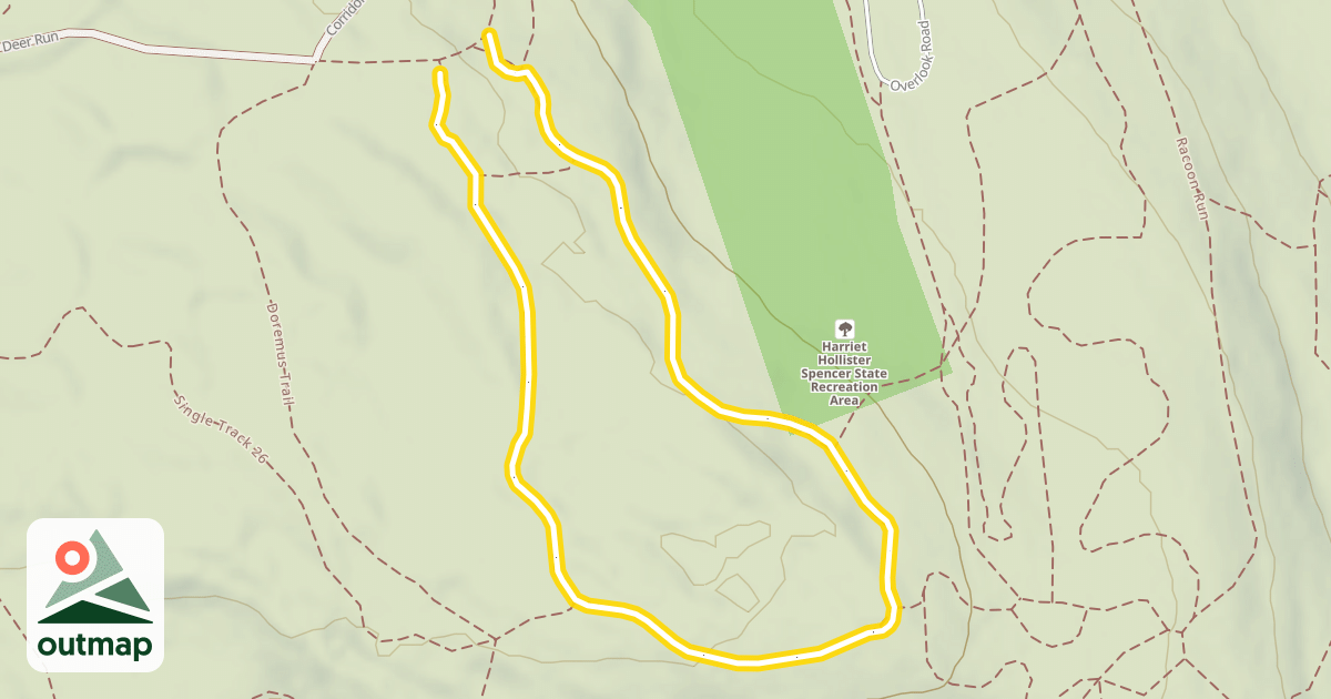 Map of Blue Spruce Run