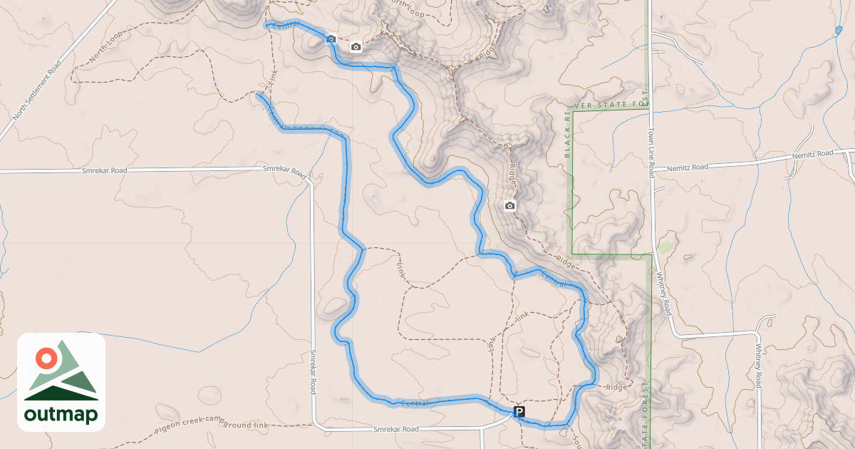 Map of Central