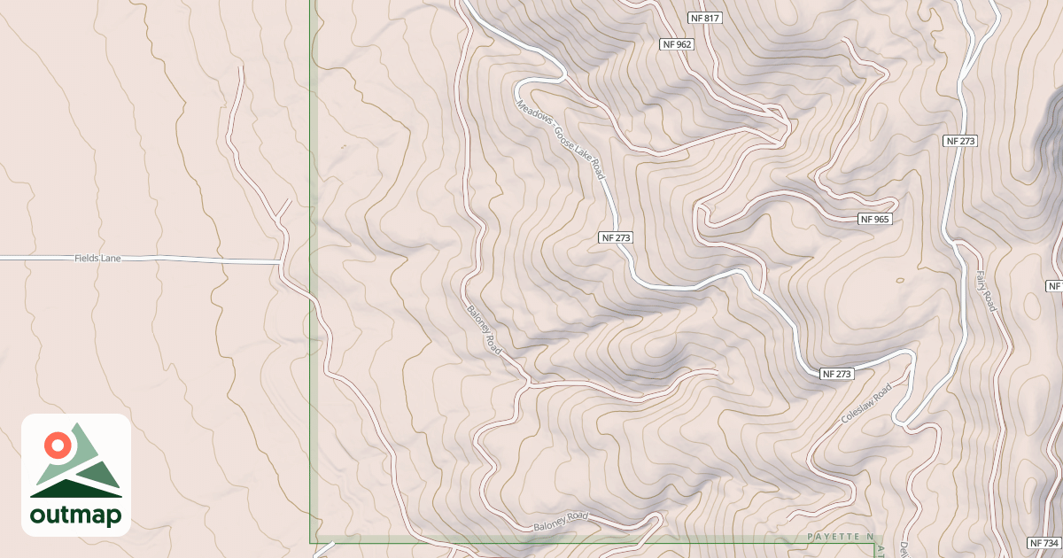 Map of BALONEY