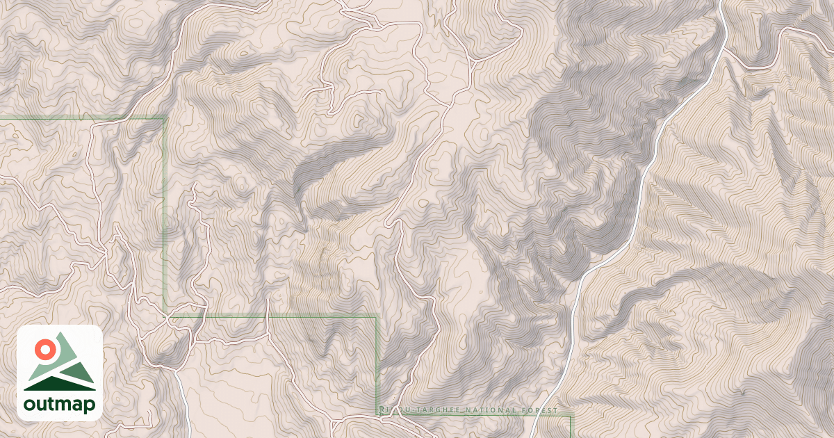 Map of HOLE RD