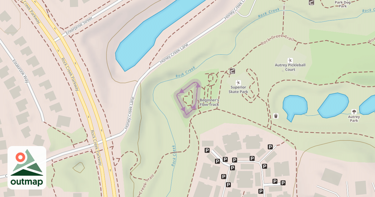 Map of Flow Track