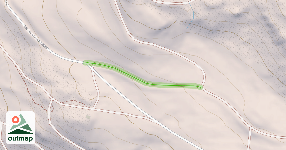 Map of Boulevard des Echauds