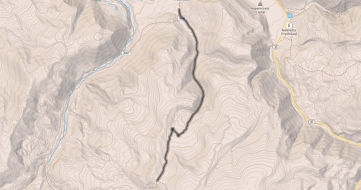 Map preview of Willow Hollow Trail