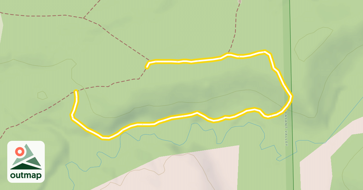 Map of 0.8 Mile Loop