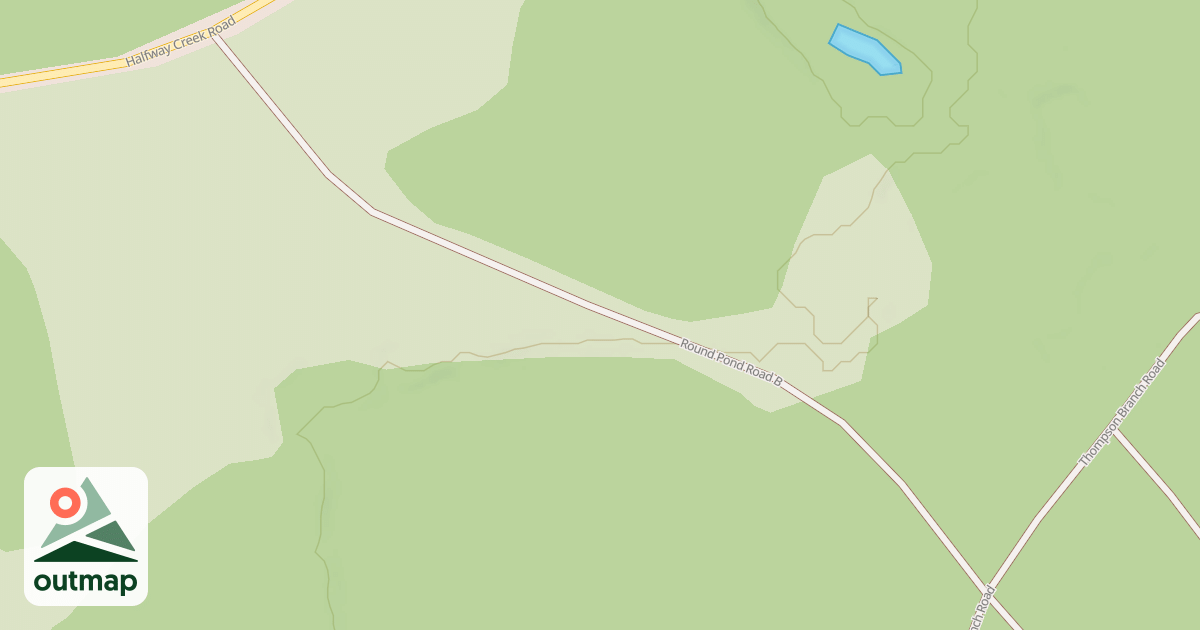 Map of ROUND POND B