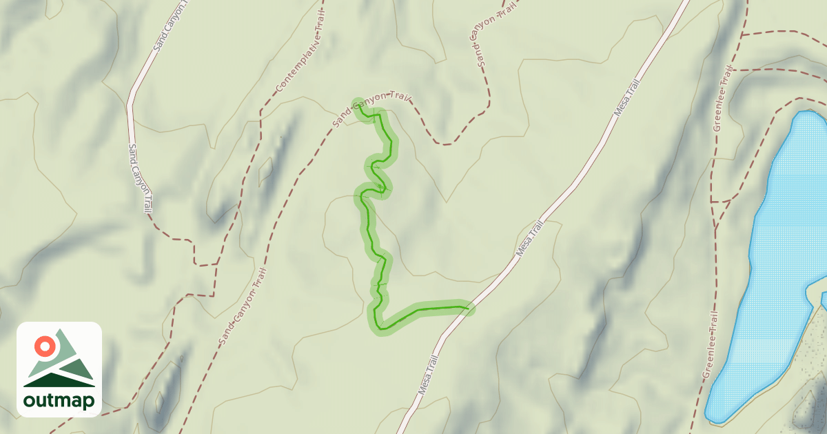 Map of Meadowlark Trail