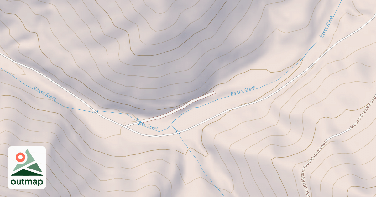 Map of MOSES CREEK CAMP